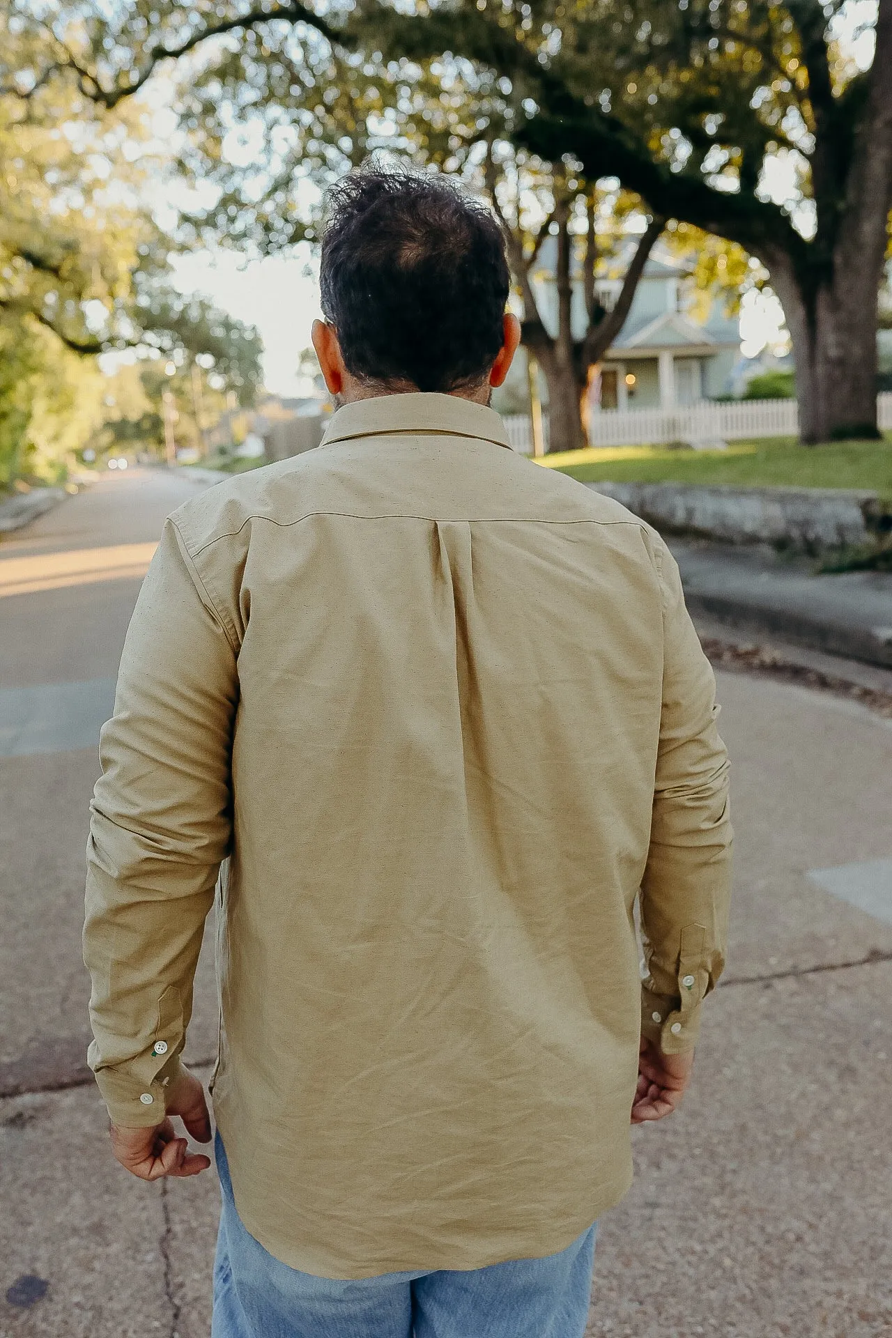 ANM Church Shirt- Slub Tan