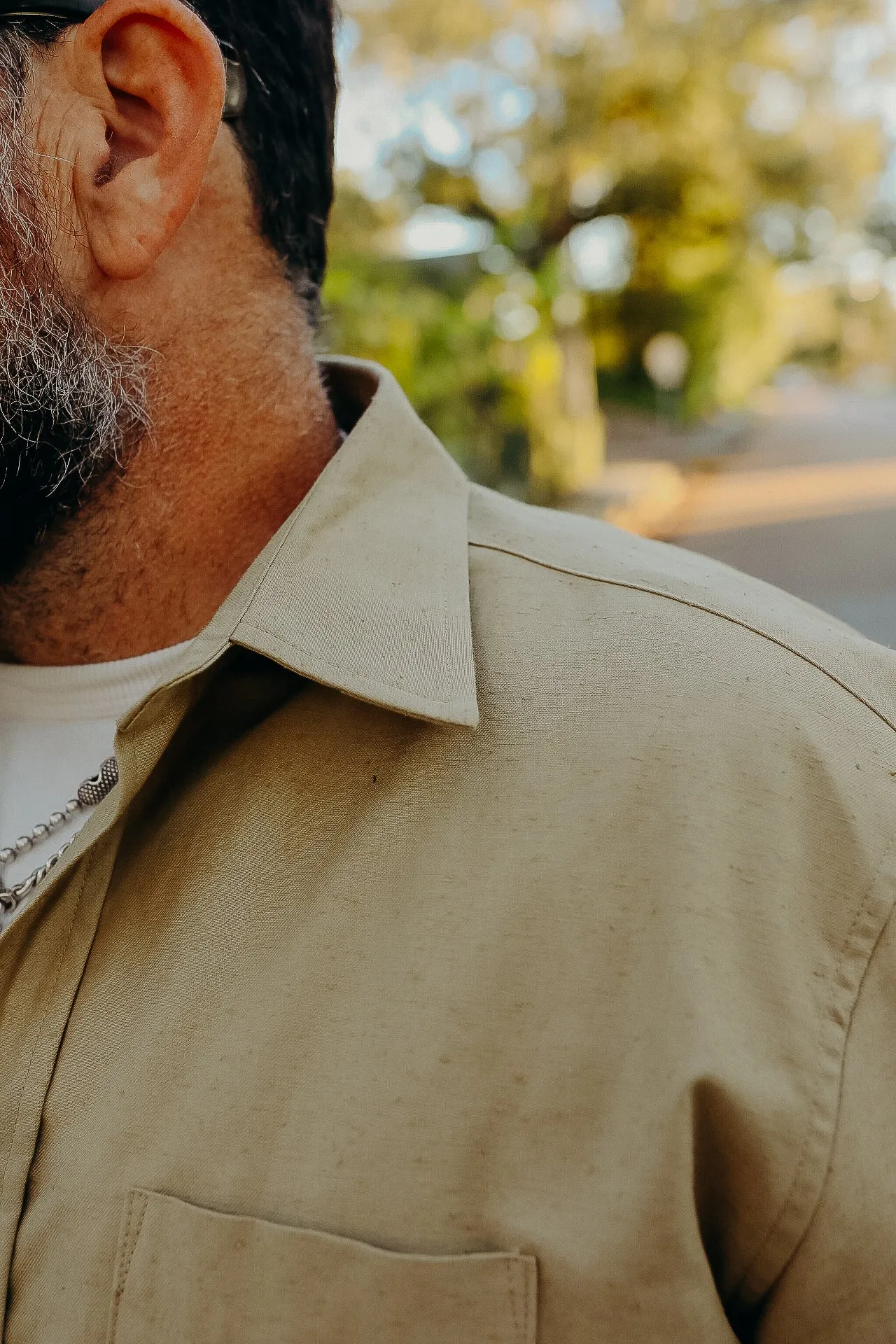 ANM Church Shirt- Slub Tan