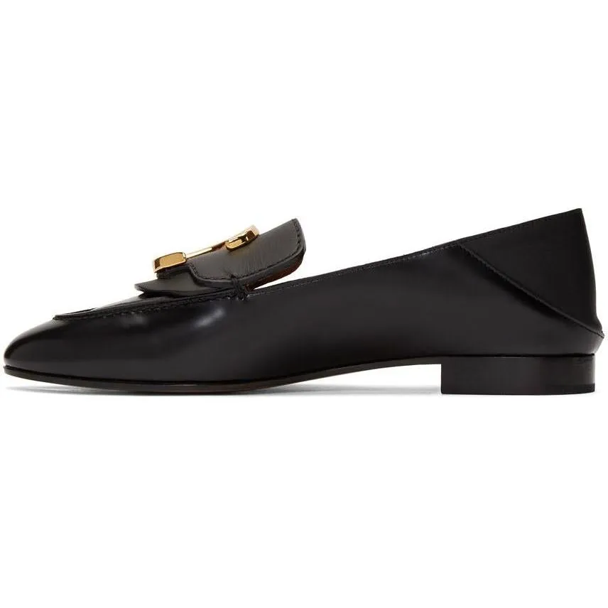 ChloÃ© Black Shiny Loafers