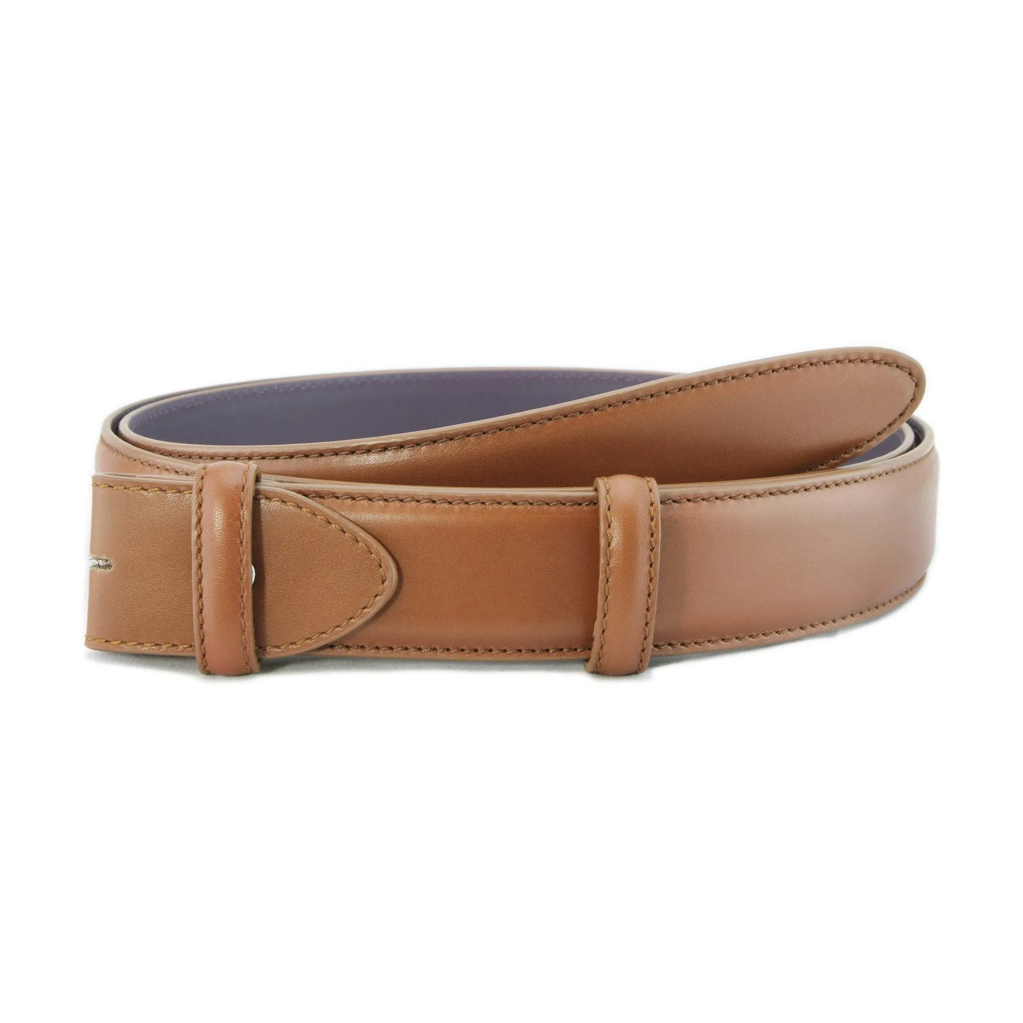 Classic Bogart Box Calf Belt Strap