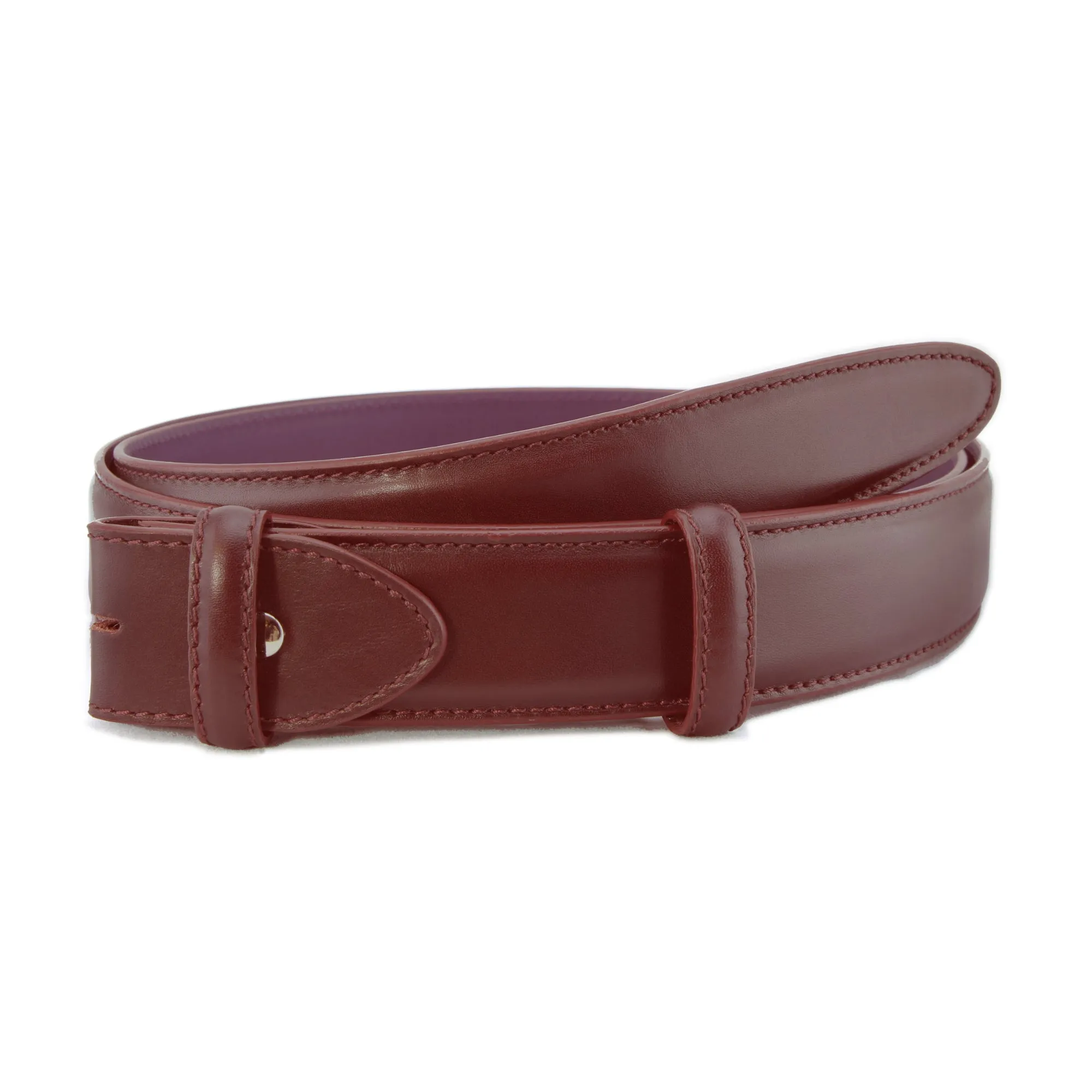 Classic Bogart Box Calf Belt Strap