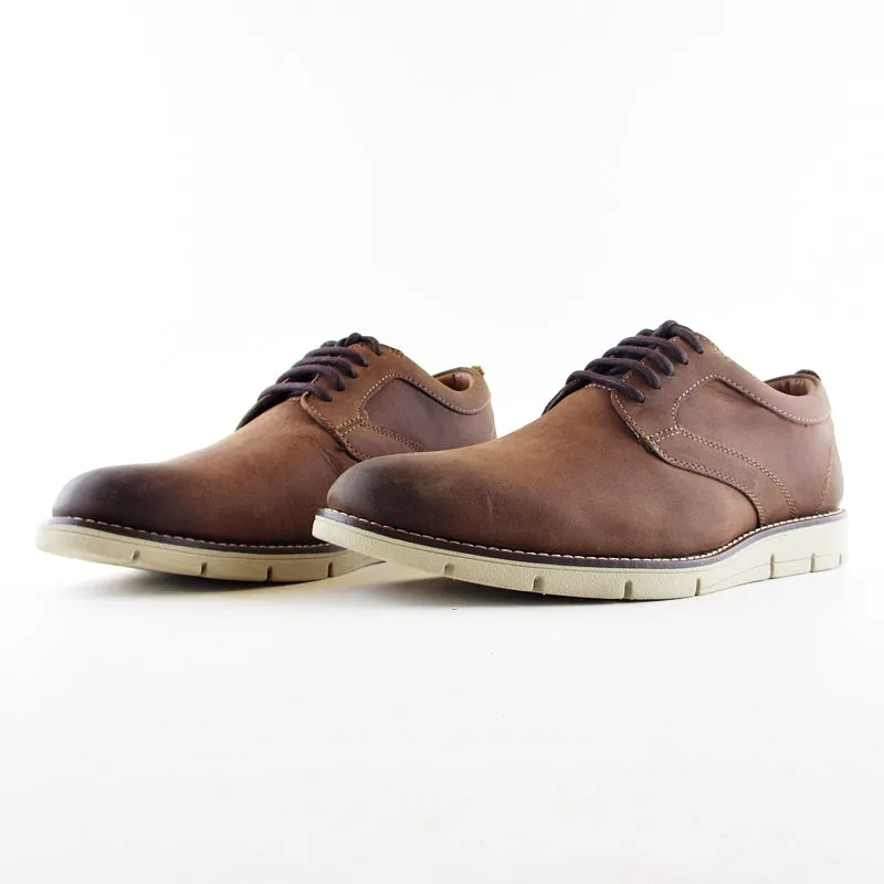 Dockers Nathan Dress/Casual Oxford Leather Shoe (Dark Brown)