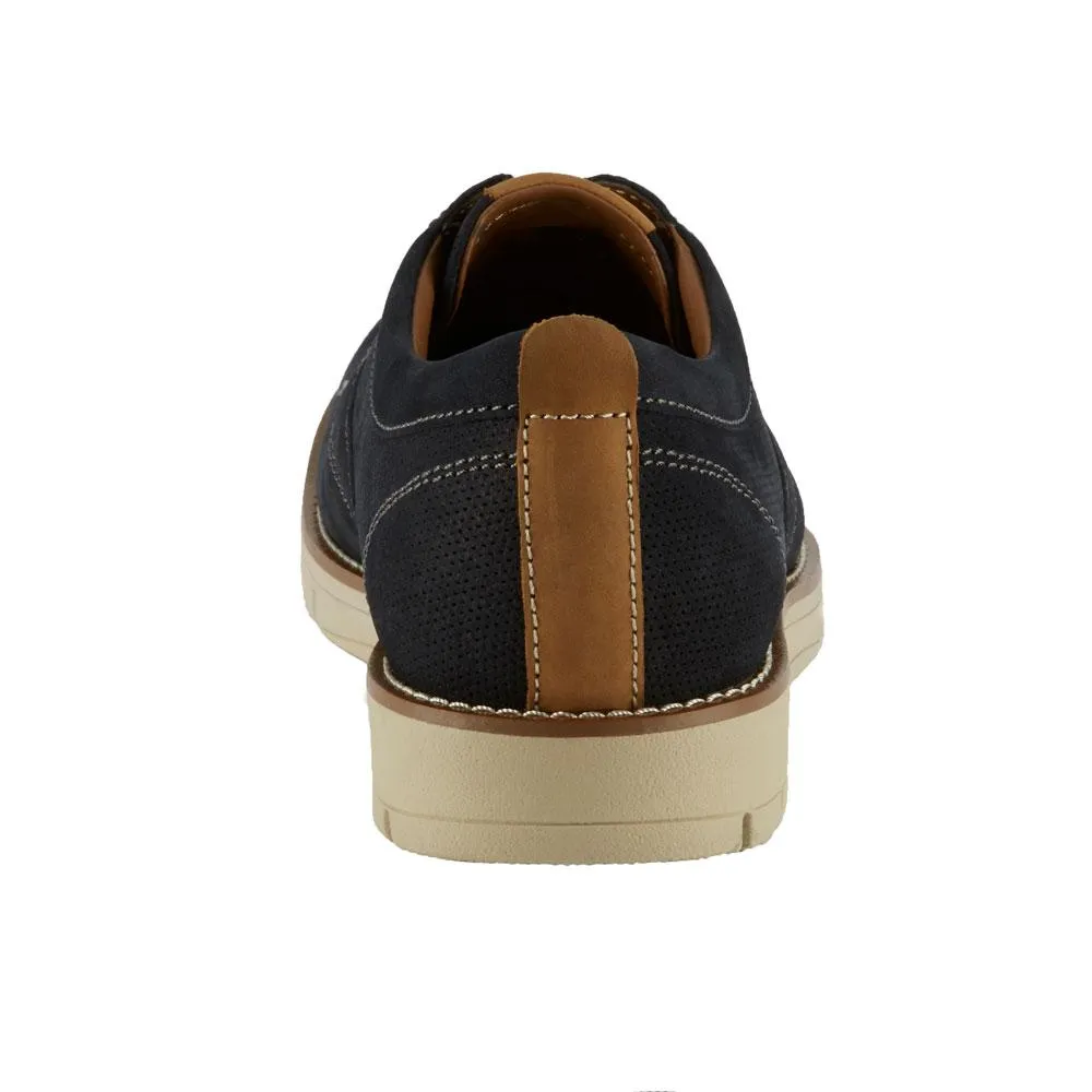 Dockers Nathan Dress/Casual Oxford Leather Shoe (Navy Blue)