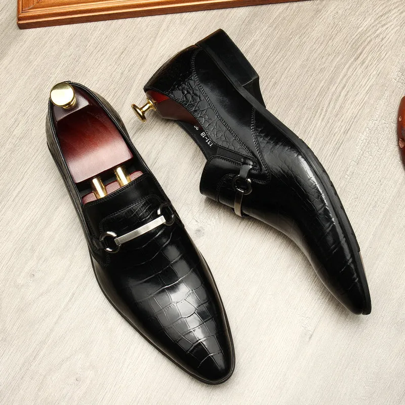 Edris Luxury Handmade Slip-On Men's Fashion Business Dress Shoes