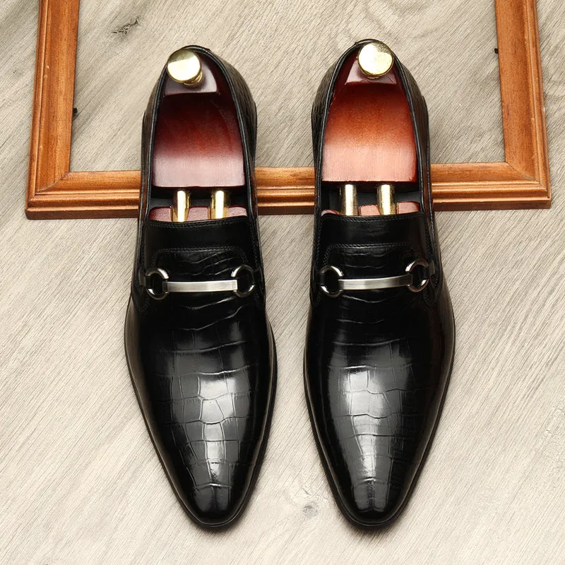 Edris Luxury Handmade Slip-On Men's Fashion Business Dress Shoes