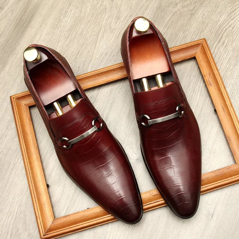 Edris Luxury Handmade Slip-On Men's Fashion Business Dress Shoes