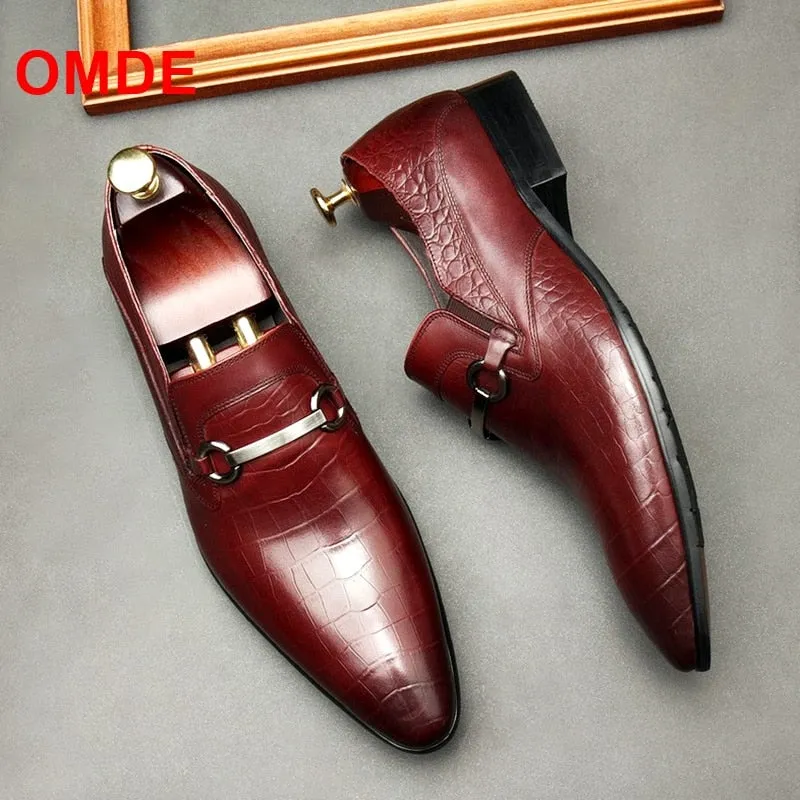 Edris Luxury Handmade Slip-On Men's Fashion Business Dress Shoes