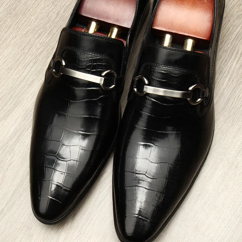 Edris Luxury Handmade Slip-On Men's Fashion Business Dress Shoes