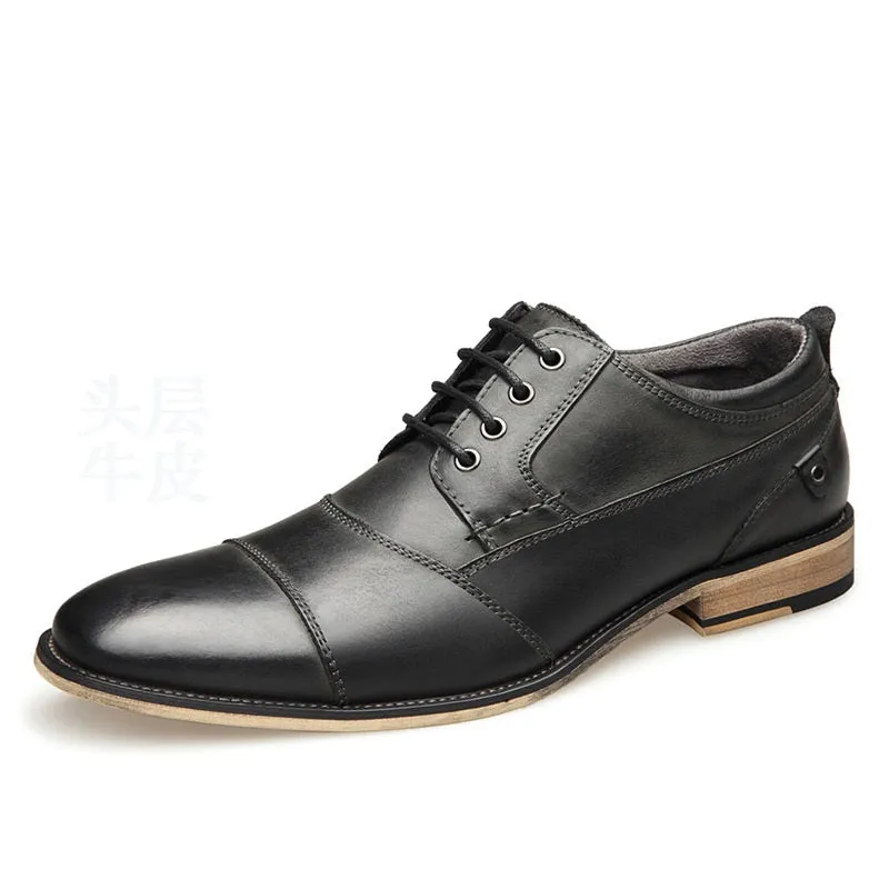 Genuine Leather Work Oxfords