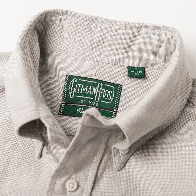 Grey Brushed Fall Oxford
