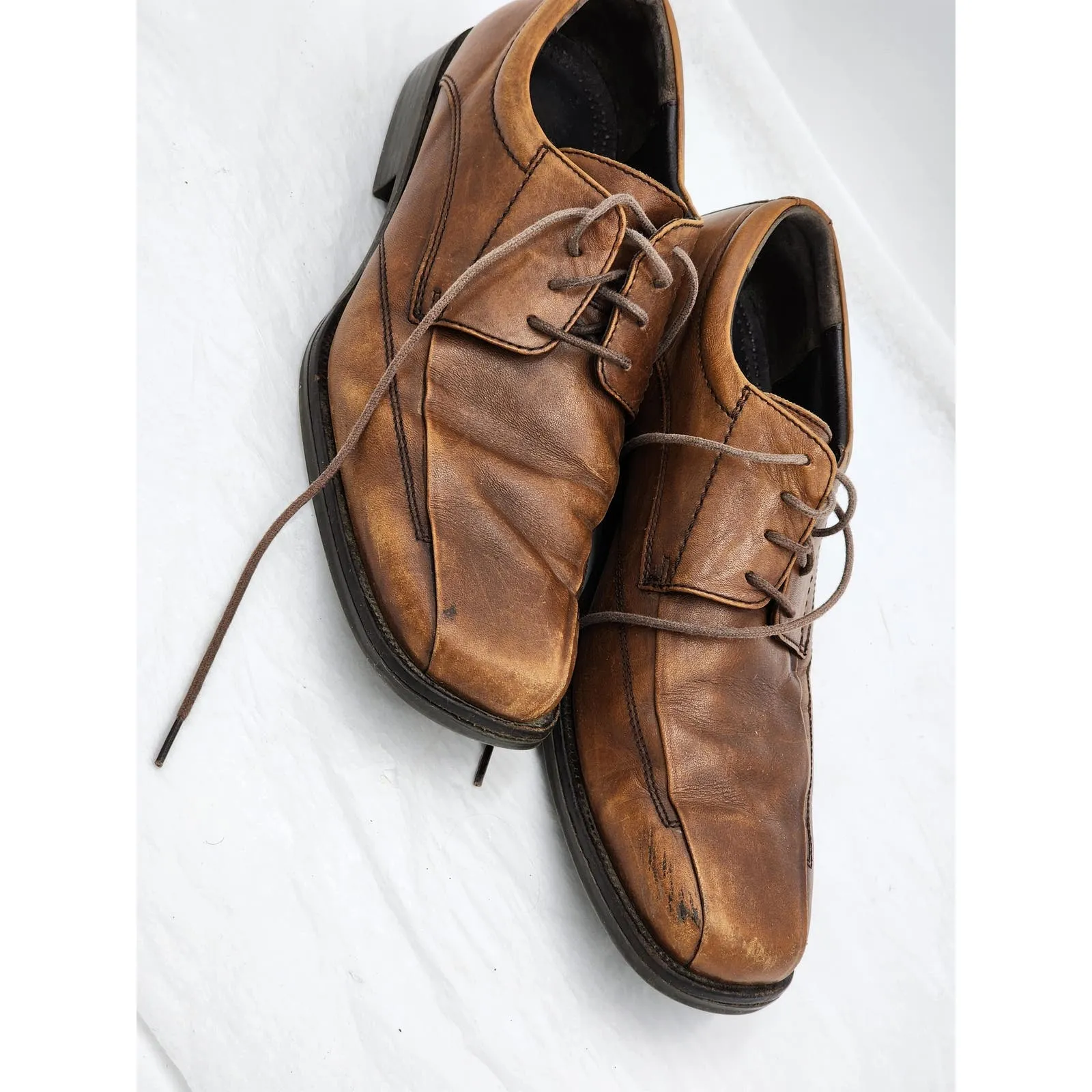 Johnston Murphy Mens Shoes 8.5 M Dress Business Casual Lace Up Leather Oxford