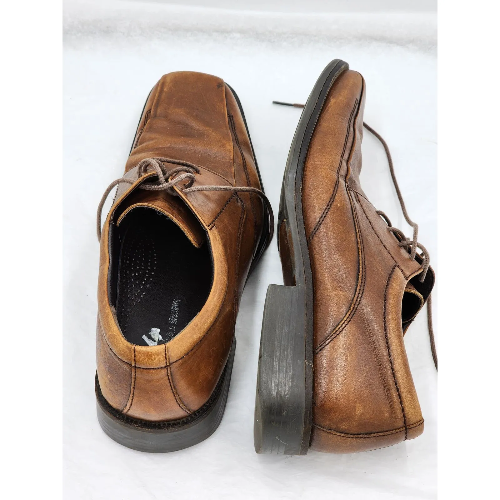 Johnston Murphy Mens Shoes 8.5 M Dress Business Casual Lace Up Leather Oxford