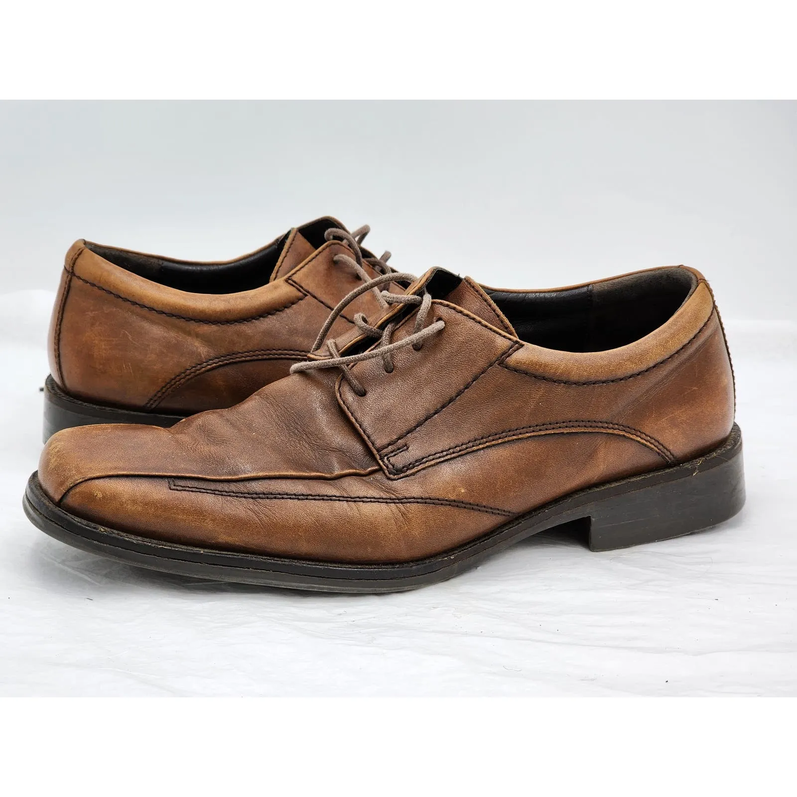 Johnston Murphy Mens Shoes 8.5 M Dress Business Casual Lace Up Leather Oxford