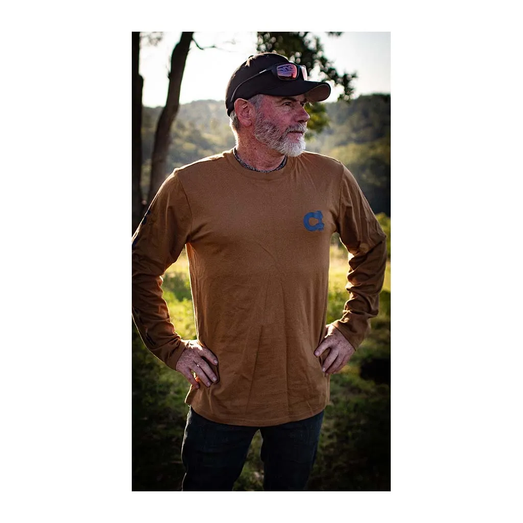 Long Sleeve Crew Dark Sand