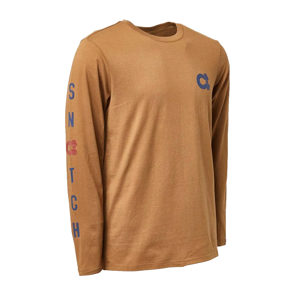 Long Sleeve Crew Dark Sand