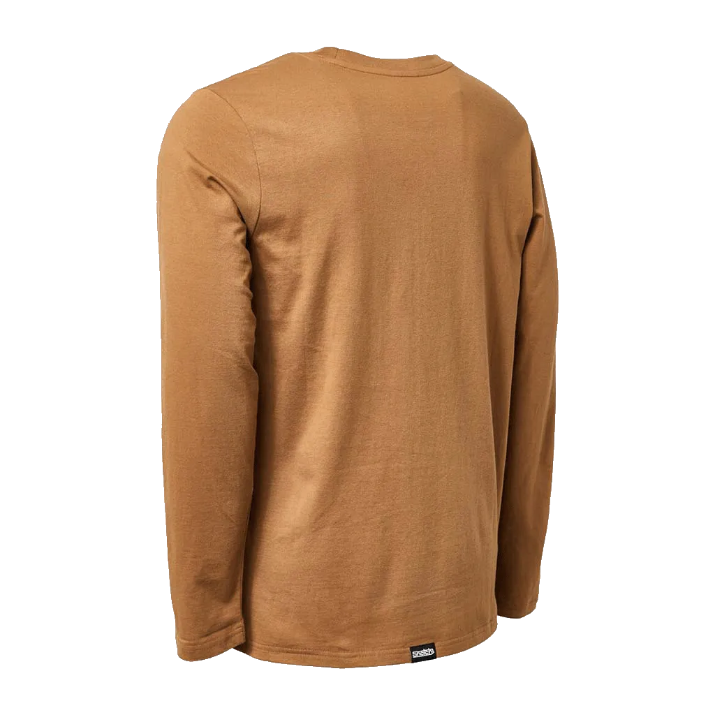 Long Sleeve Crew Dark Sand