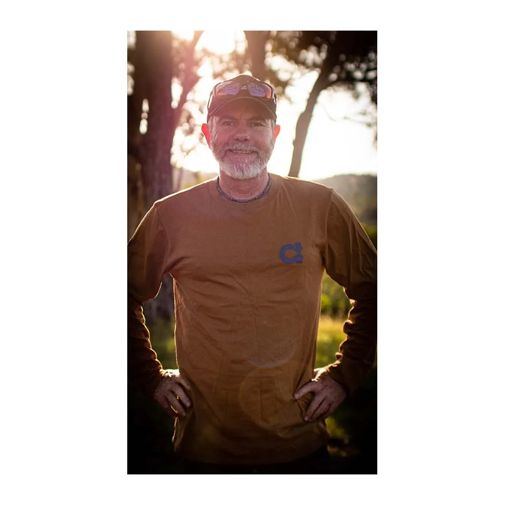 Long Sleeve Crew Dark Sand