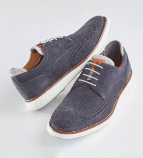 Martin Dingman Countryaire Wingtip Oxfords - Navy