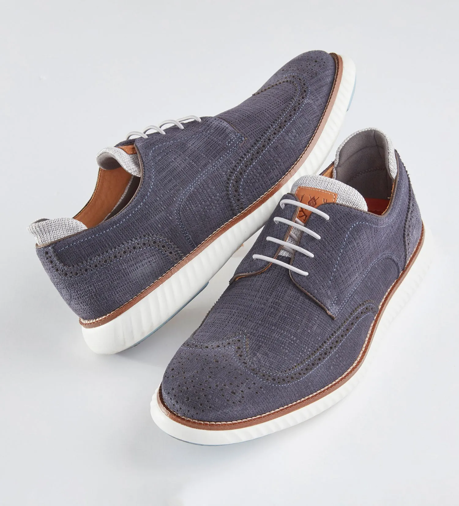 Martin Dingman Countryaire Wingtip Oxfords - Navy