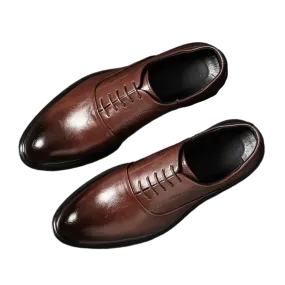 Men  Dress Shoes -  Ronald Leather Oxford Shoes