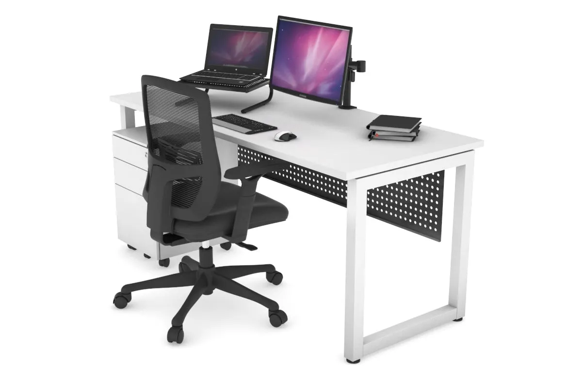 Quadro Loop Legs Office Desk [1600L x 700W]