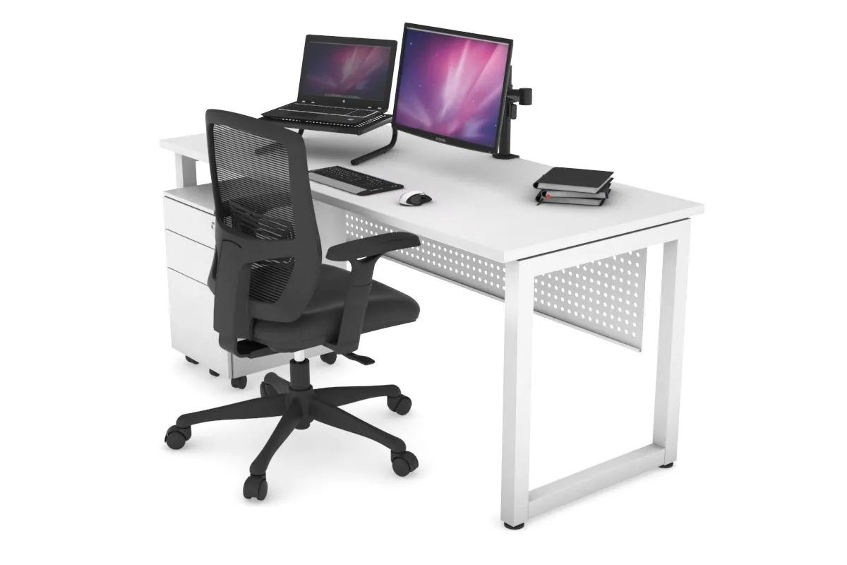 Quadro Loop Legs Office Desk [1600L x 700W]