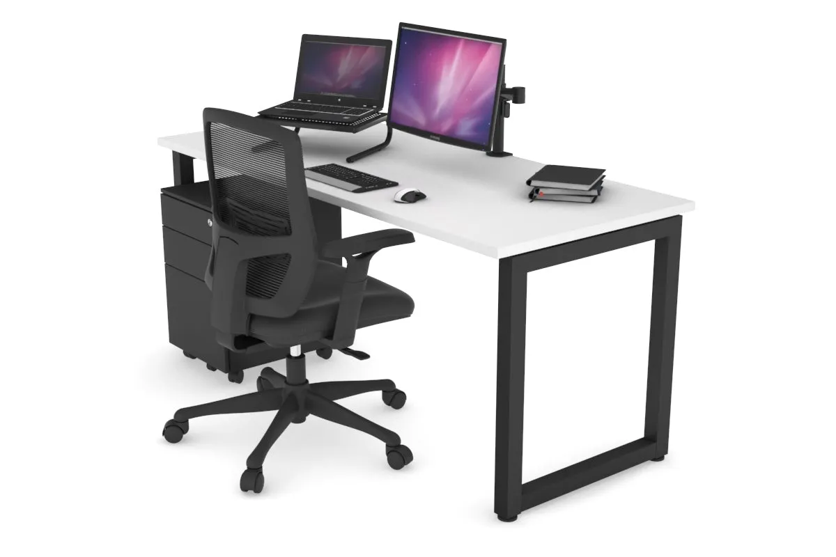 Quadro Loop Legs Office Desk [1600L x 700W]
