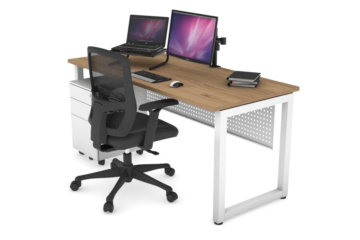 Quadro Loop Legs Office Desk [1600L x 700W]