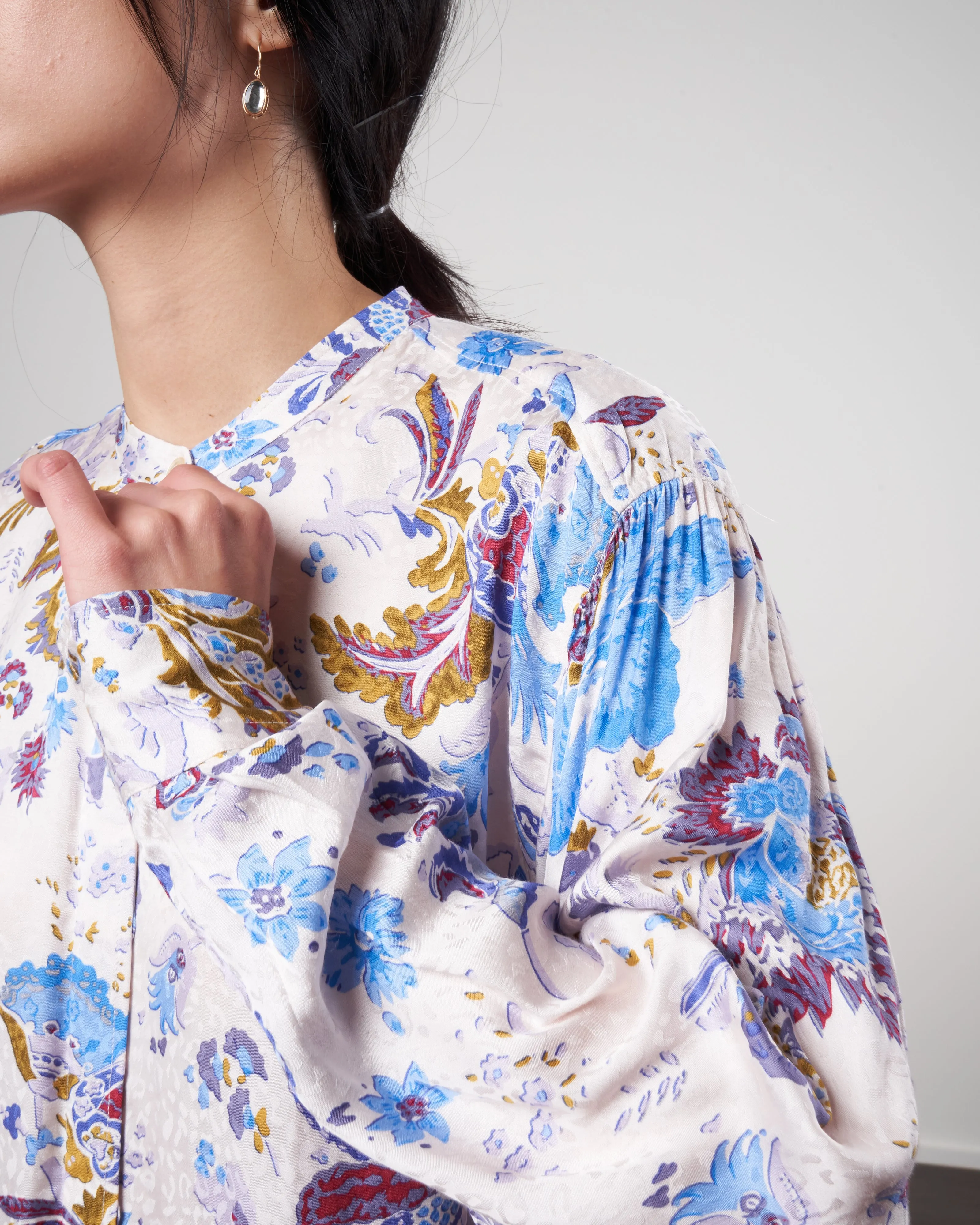 satchell shirt - ecru