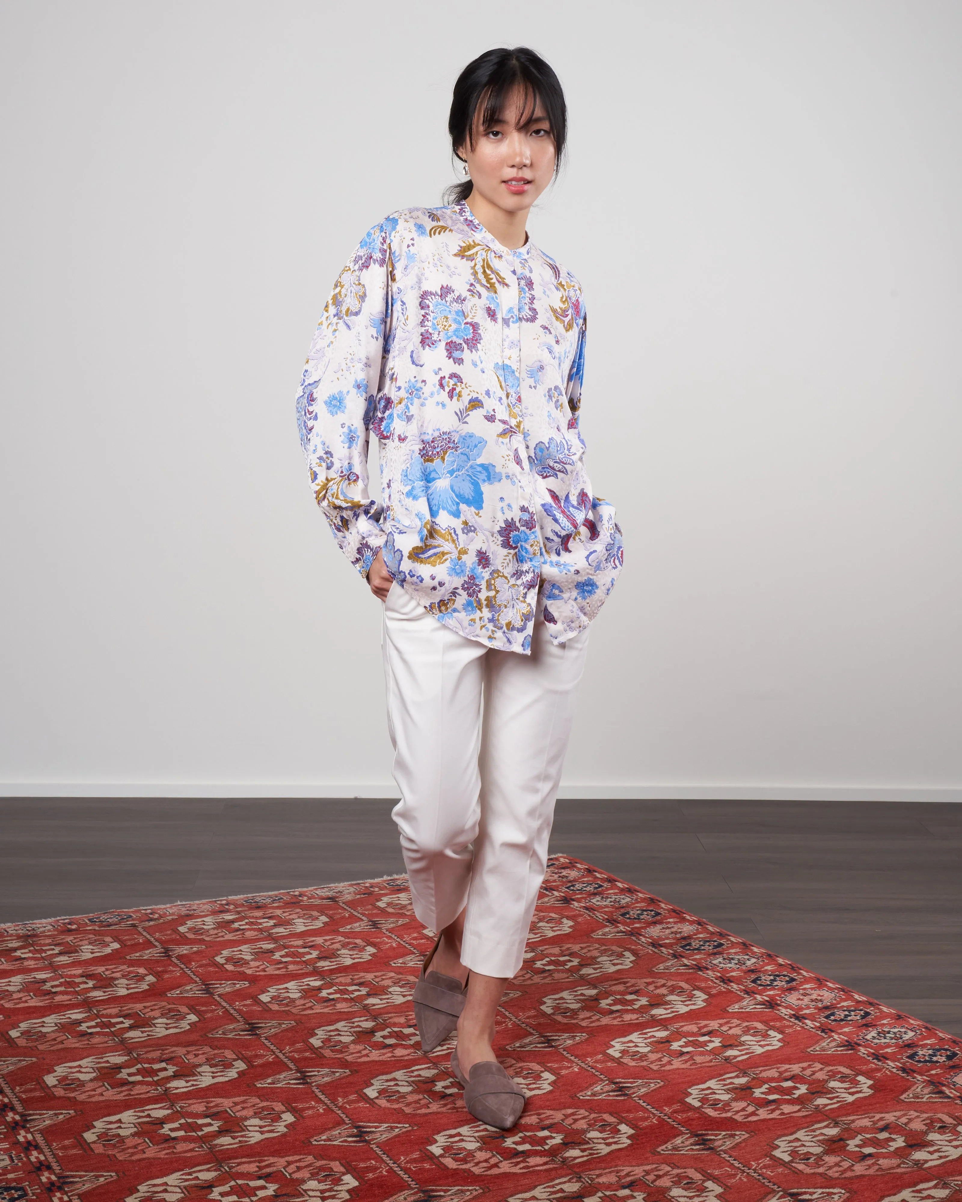 satchell shirt - ecru
