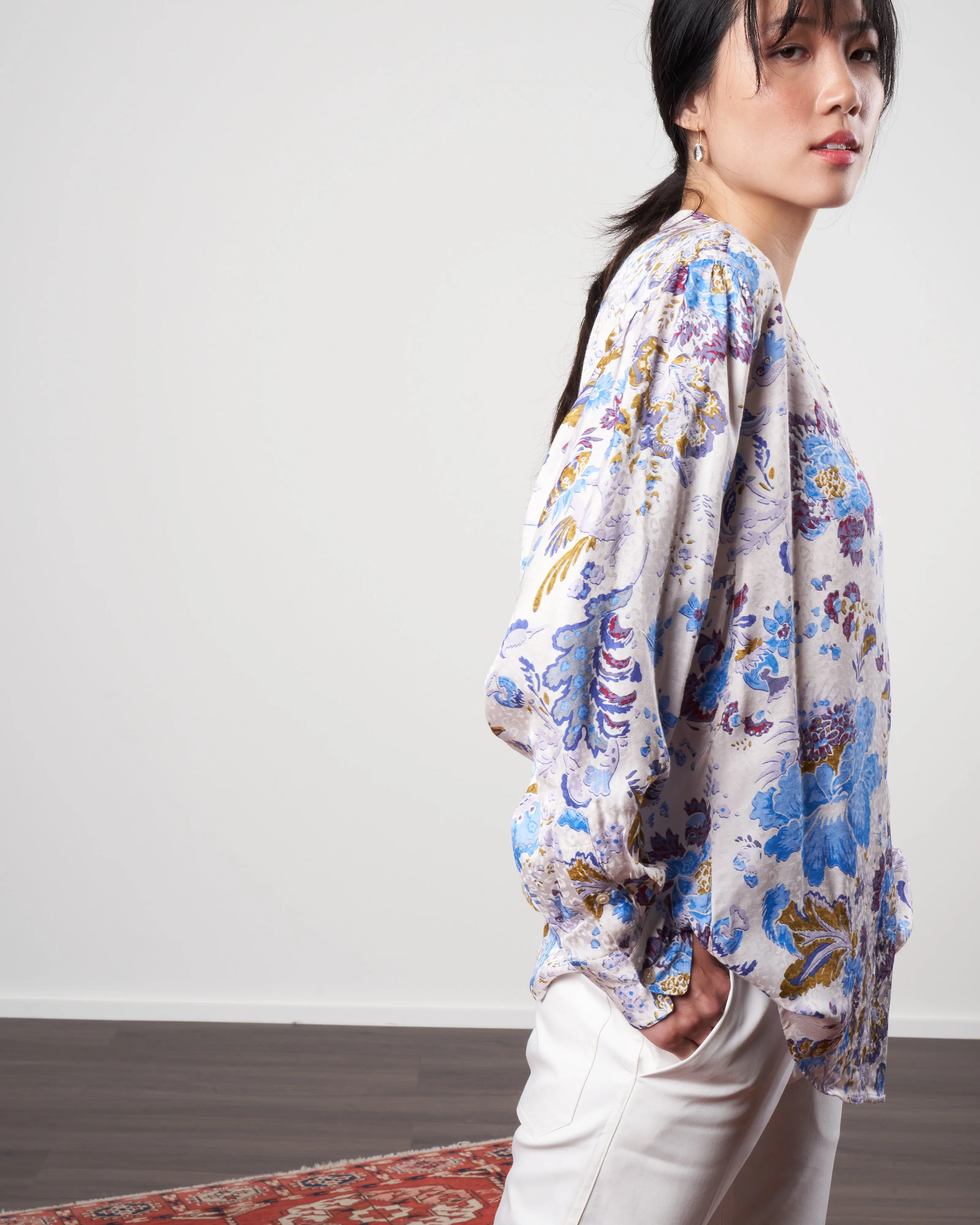 satchell shirt - ecru